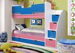 Кровать детская двухъярусная Юниор 9 ЛДСП в Севастополе