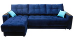 Угловой диван Бонд XL средний с накладкой 5 подушек в Севастополе