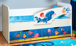 Кровать детская с фотопечатью Дельфин ЛДСП в Севастополе